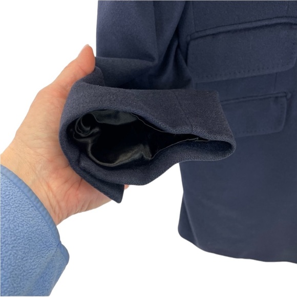 Cashmere Claudio Lugli Coat 46 Blue - Picture 15 of 15